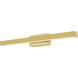 Brock LED 24 inch Satin Brass Vanity Light Wall Light