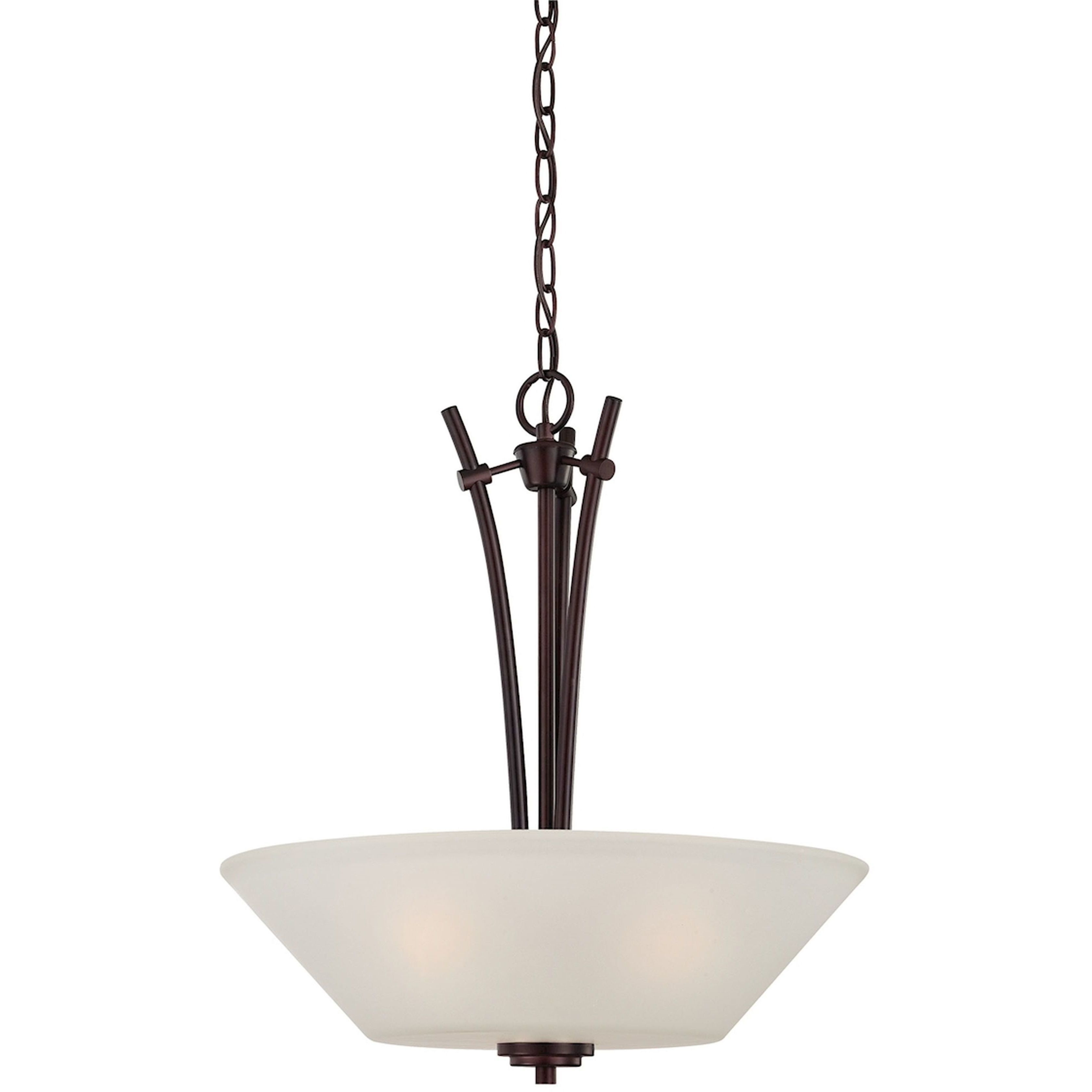 Pittman 3 Light 18 inch Sienna Bronze Pendant Ceiling Light