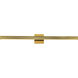 Vera LED 37.88 inch Brushed Gold Bath Vanity Light Wall Light
