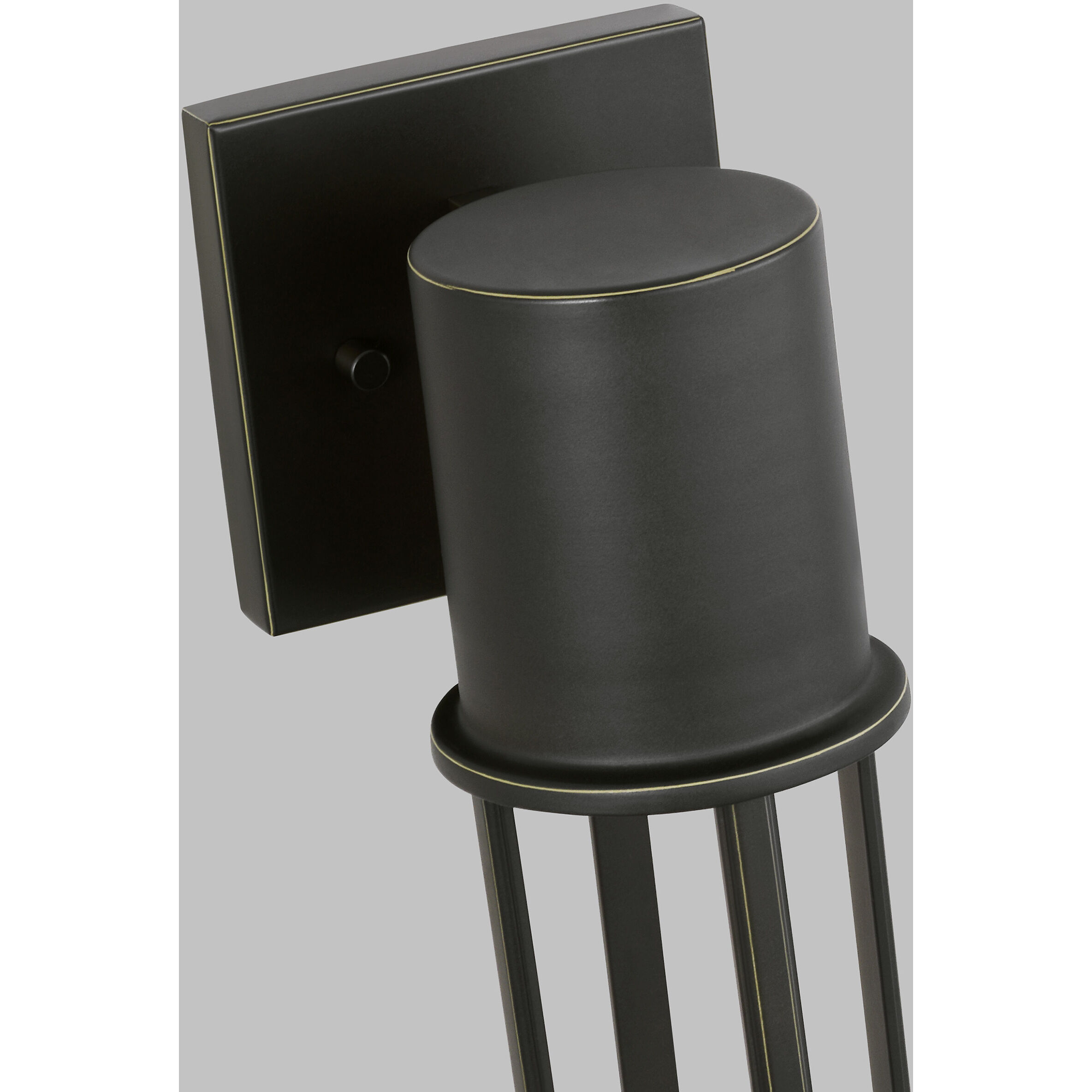 Union LED 15.75 inch Antique Bronze Outdoor Wall Lantern