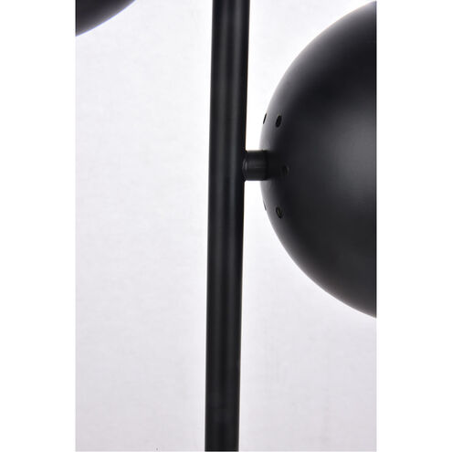 Eclipse 23 inch 40 watt Black Table Lamp Portable Light