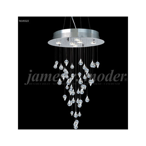 Medallion 6 Light 20 inch Silver Crystal Chandelier Ceiling Light