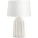 Valentina 25 inch 150.00 watt Off-White Table Lamp Portable Light