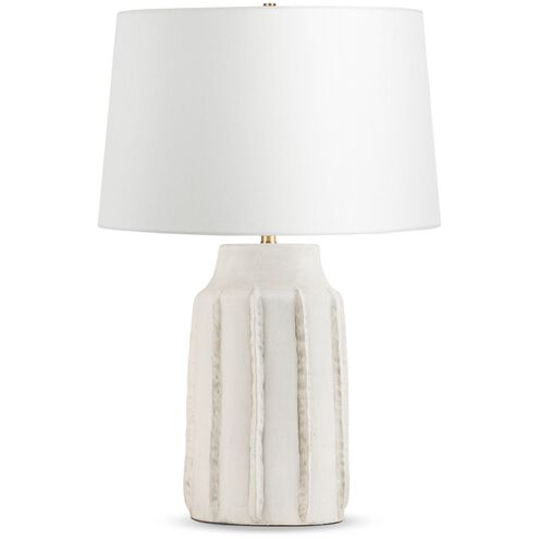 Valentina 25 inch 150.00 watt Off-White Table Lamp Portable Light