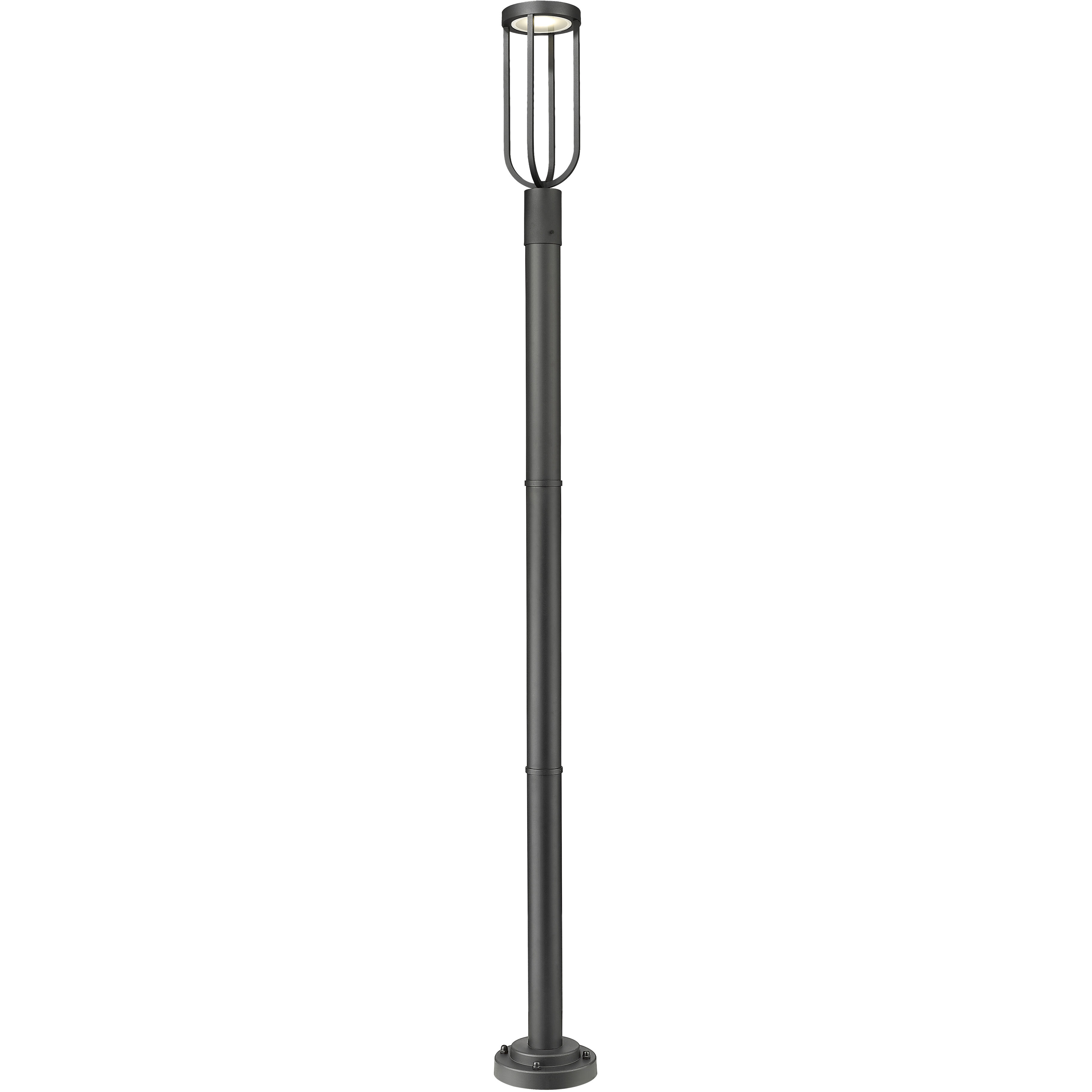 Leland LED 91.75 inch Sand Black Outdoor Post Mounted Fixture
