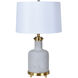 Stone 27 inch 150 watt Concrete Table Lamp Portable Light