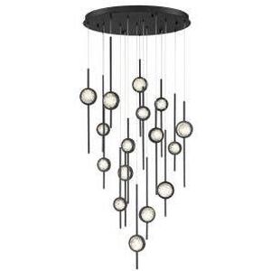 Barletta LED 32 inch Black Chandelier Ceiling Light