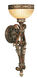 Seville 1 Light 7 inch Palacial Bronze with Gilded Accents Wall Sconce Wall Light