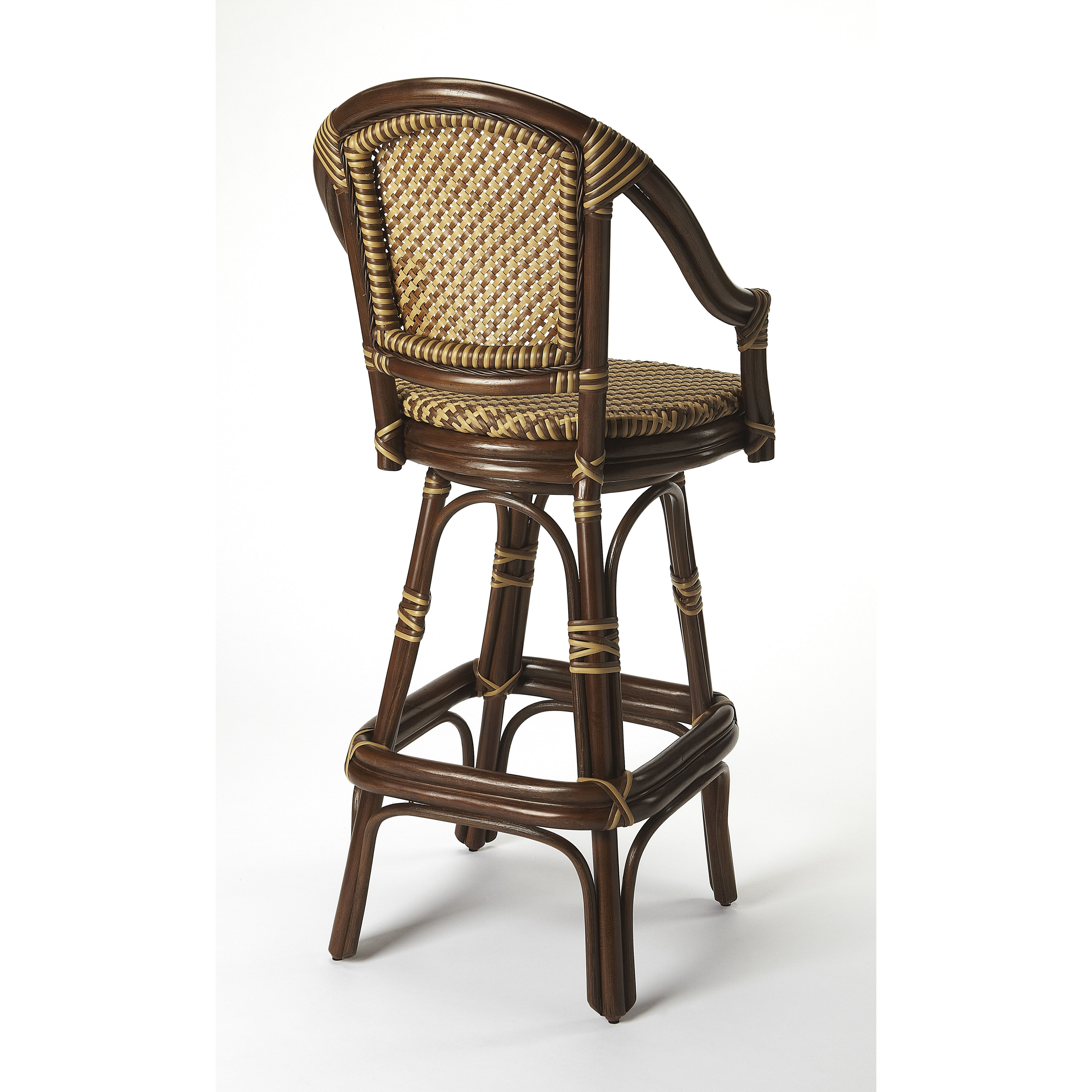 Renata Rattan 45 inch Designer's Edge Barstool