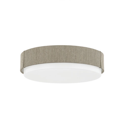 Zane 1 Light 14.25 inch Patina Brass Flush Mount Ceiling Light