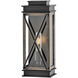 Montecito LED 15 inch Black Outdoor Wall Mount Lantern, Small
