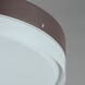 Illuminaire II LED 7 inch Bronze Flush Mount Ceiling Light