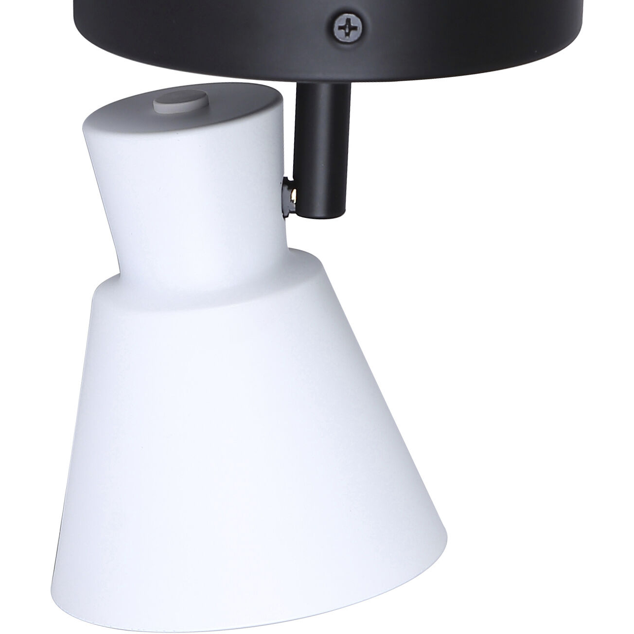 Radley 1 Light Black/White Track Lighting Ceiling Light