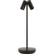 Sean Lavin Doppia 14.6 inch 2.4 watt Bronze Rechargeable Table Lamp Portable Light