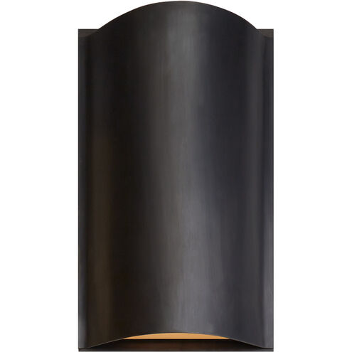 Kelly Wearstler Avant LED 7 inch Bronze Curve Sconce Wall Light, Small