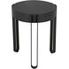 Marcellus 26 X 22 inch Black Metal Side Table