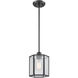 Broadalbin 1 Light 6 inch Oil Rubbed Bronze with Clear Mini Pendant Ceiling Light