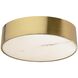 Walsh LED 12 inch Aged Brass Flush Mount Ceiling Light