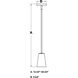 Beverly LED 4.5 inch Matte Black Mini Pendant Ceiling Light