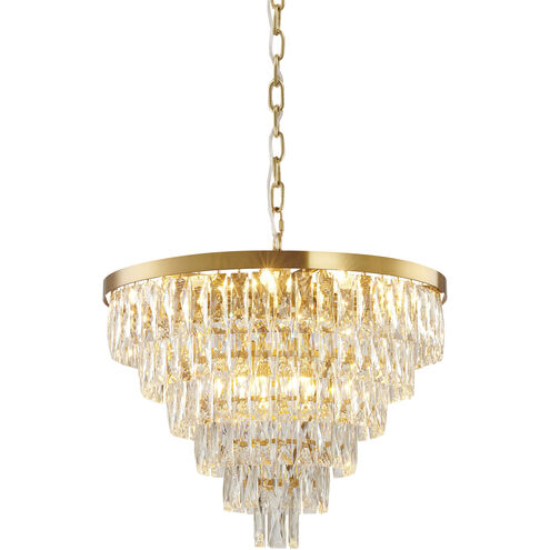 Canada 16 Light 23.6 inch Gold Chandelier Ceiling Light