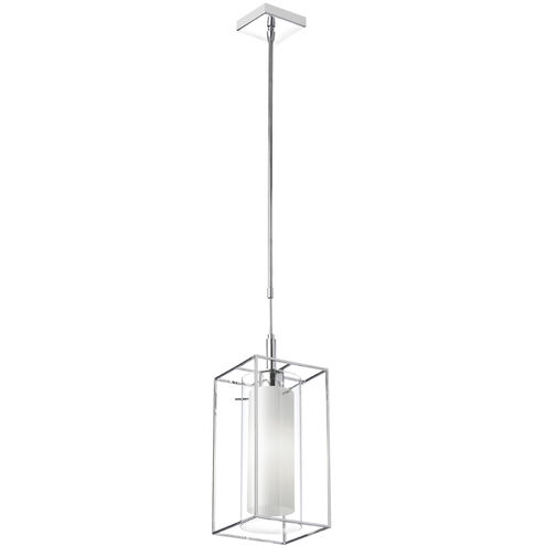 Cubo LED 6.5 inch Polished Chrome Pendant Ceiling Light