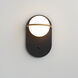 Revolve LED 6 inch Black and Gold Wall Sconce Wall Light