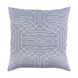 Ridgewood 18 X 18 inch Medium Gray and White Pillow