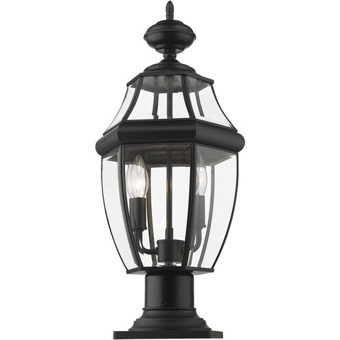 Westover 2 Light 20.25 inch Black Outdoor Pier Mounted Fixture