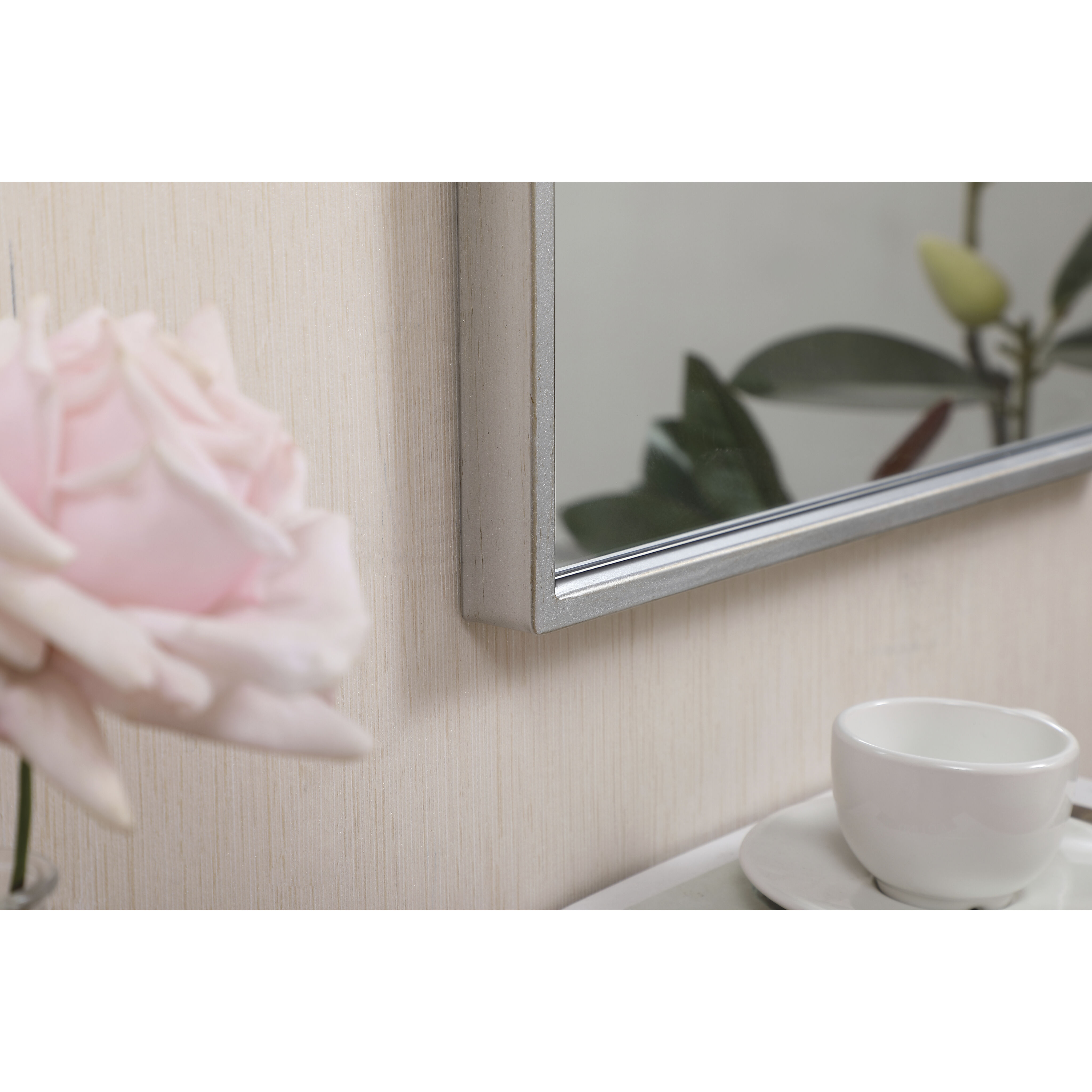 Monet 28 X 28 inch Sliver Wall Mirror in Silver