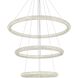 Bowen 3 Light 42 inch Satin Gold Chandelier Ceiling Light