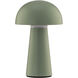 Darla 8.63 inch 2 watt Green Rechargeable Table Lamp Portable Light