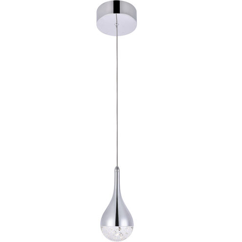 Amherst LED 5 inch Chrome Pendant Ceiling Light