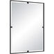 Marco 40 X 30 inch Matte Black Wall Mirror