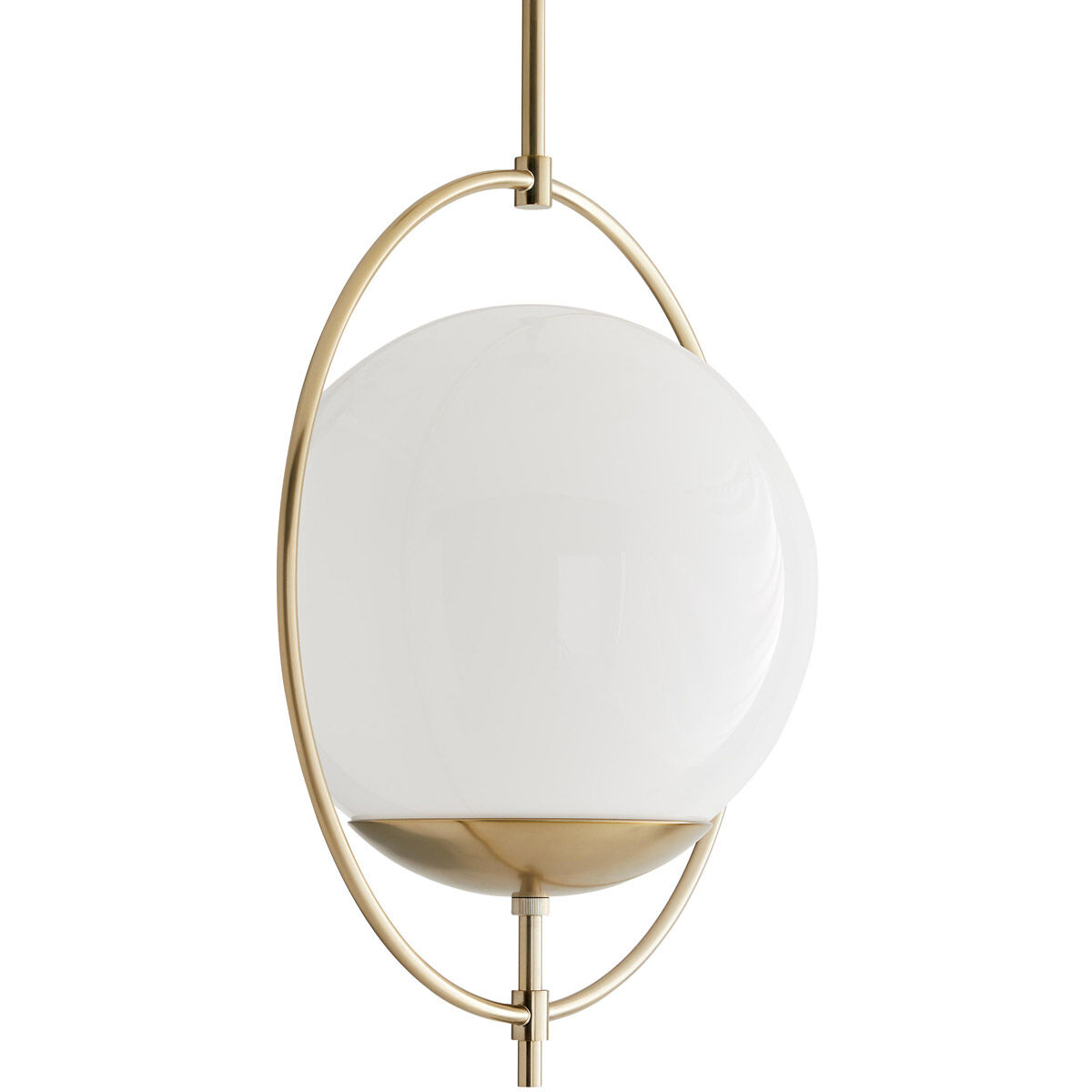 Volta 1 Light 24 inch Pale Brass Pendant Ceiling Light