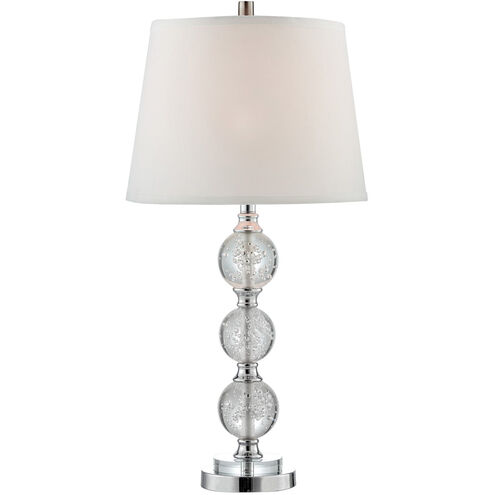 Oriel 30 inch 100.00 watt Chrome Table Lamp Portable Light