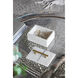 Brass 7.1 X 4.9 inch White Box
