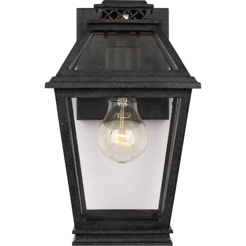 C&M by Chapman & Myers Falmouth 1 Light 10.5 inch Dark Weathered Zinc Outdoor Wall Lantern