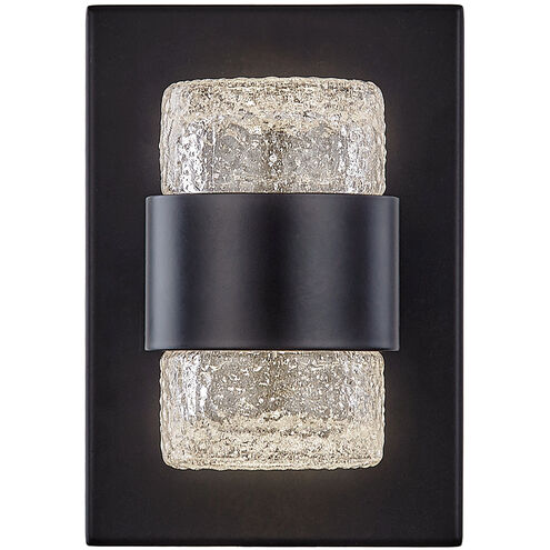 Copenhagen LED 4.5 inch Black Exterior Wall Sconce