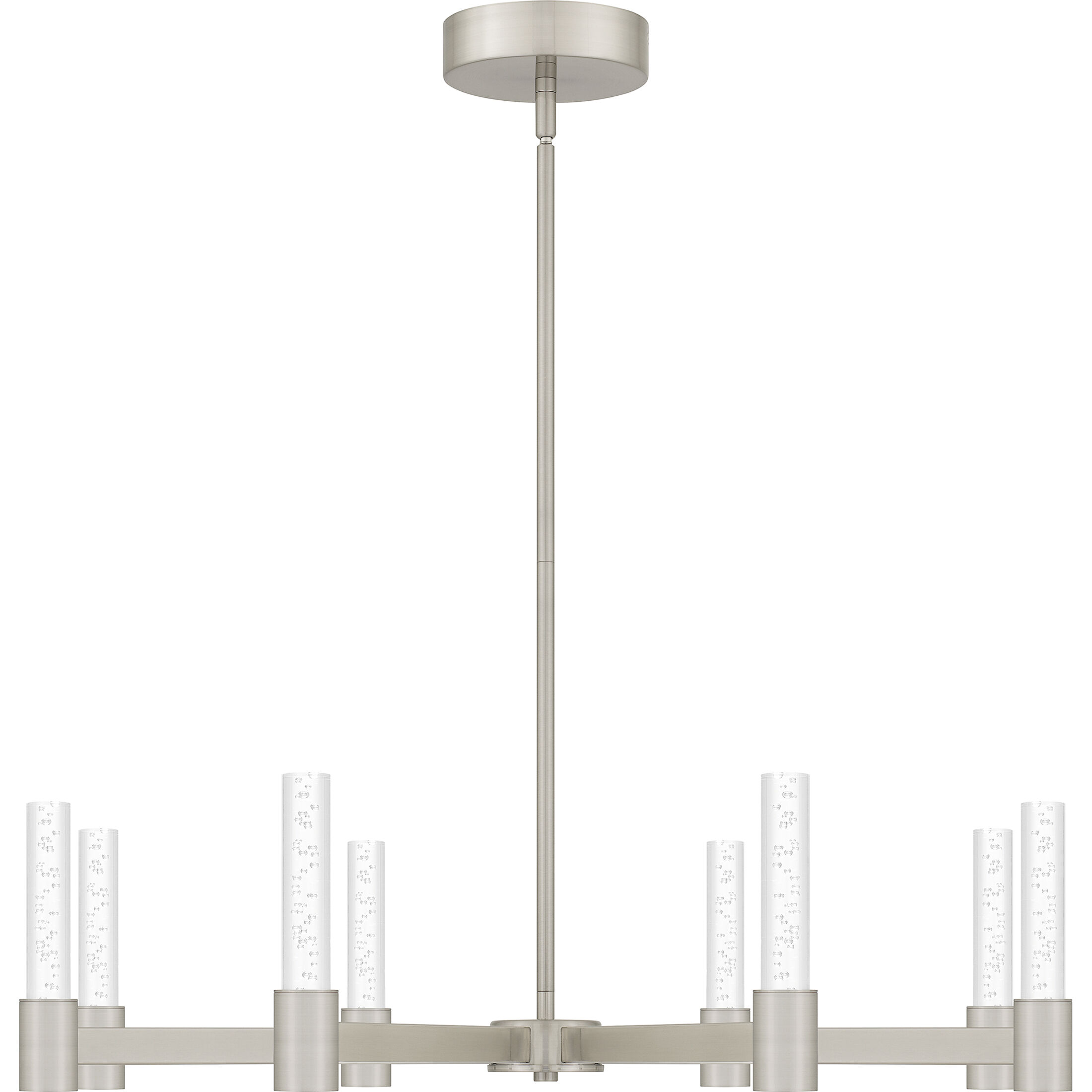 Adler 30 inch Brushed Nickel Chandelier Ceiling Light
