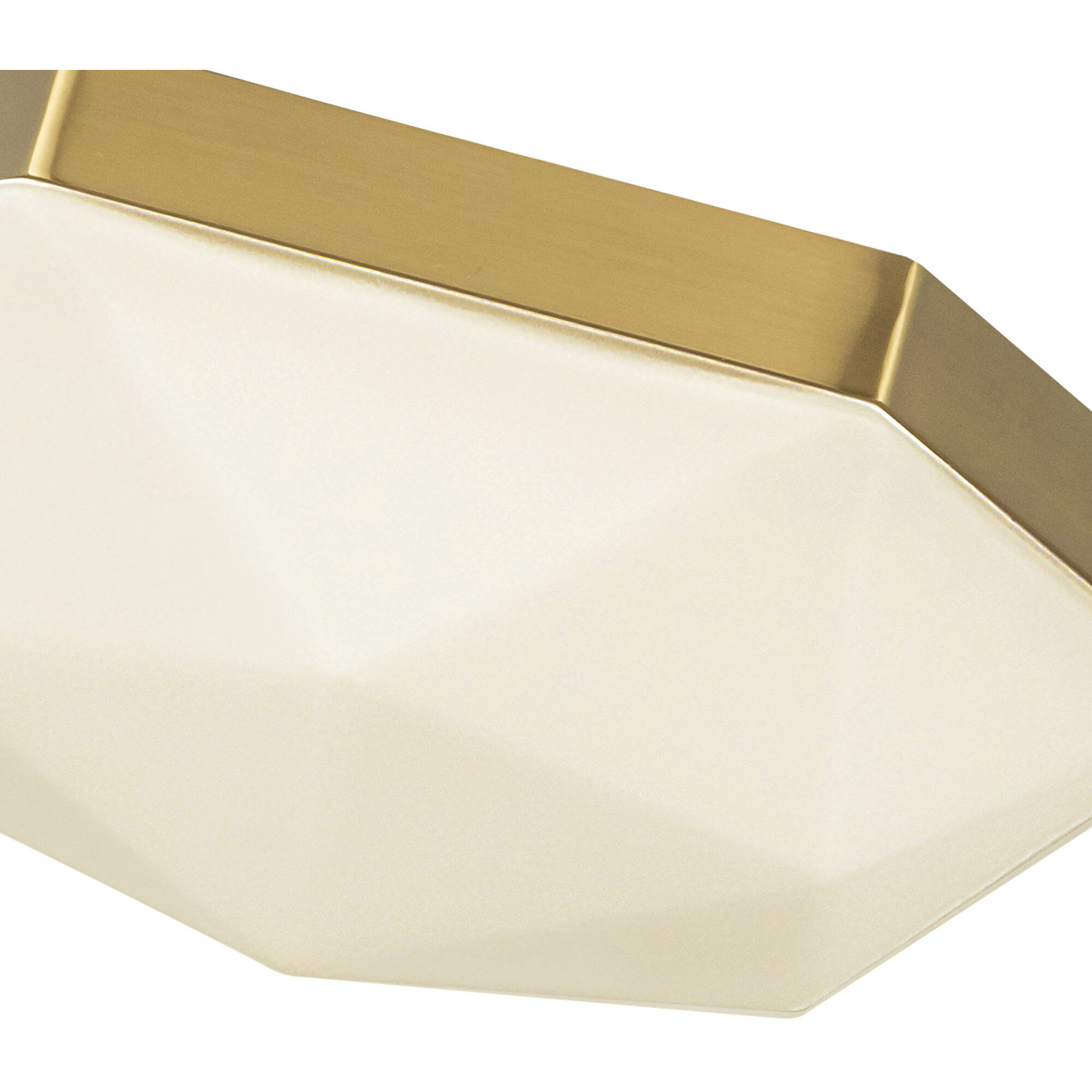 Alora Mood Krysta 2 Light 10.5 inch Brushed Gold Flush Mount Ceiling Light