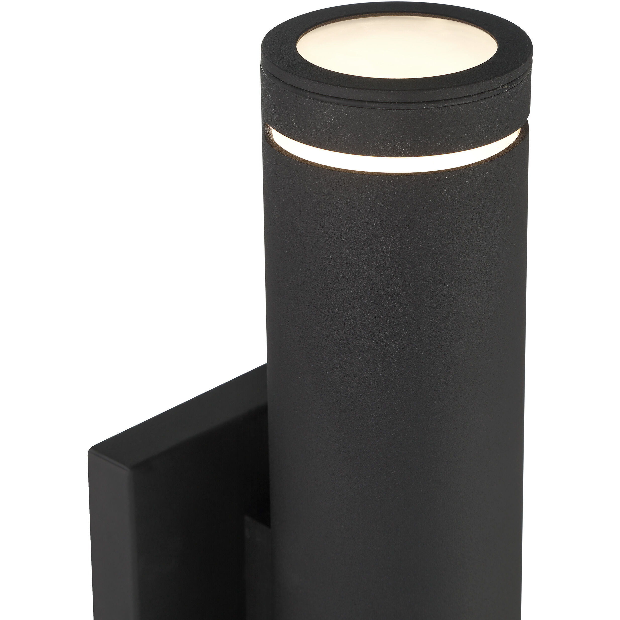 Supotto LED 14 inch Sand Coal Outdoor Wall Mount