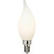 Branded Lamps LED F - Flame Tip C - E12 Candelabra 4.00 watt 120 3000K Light Bulb