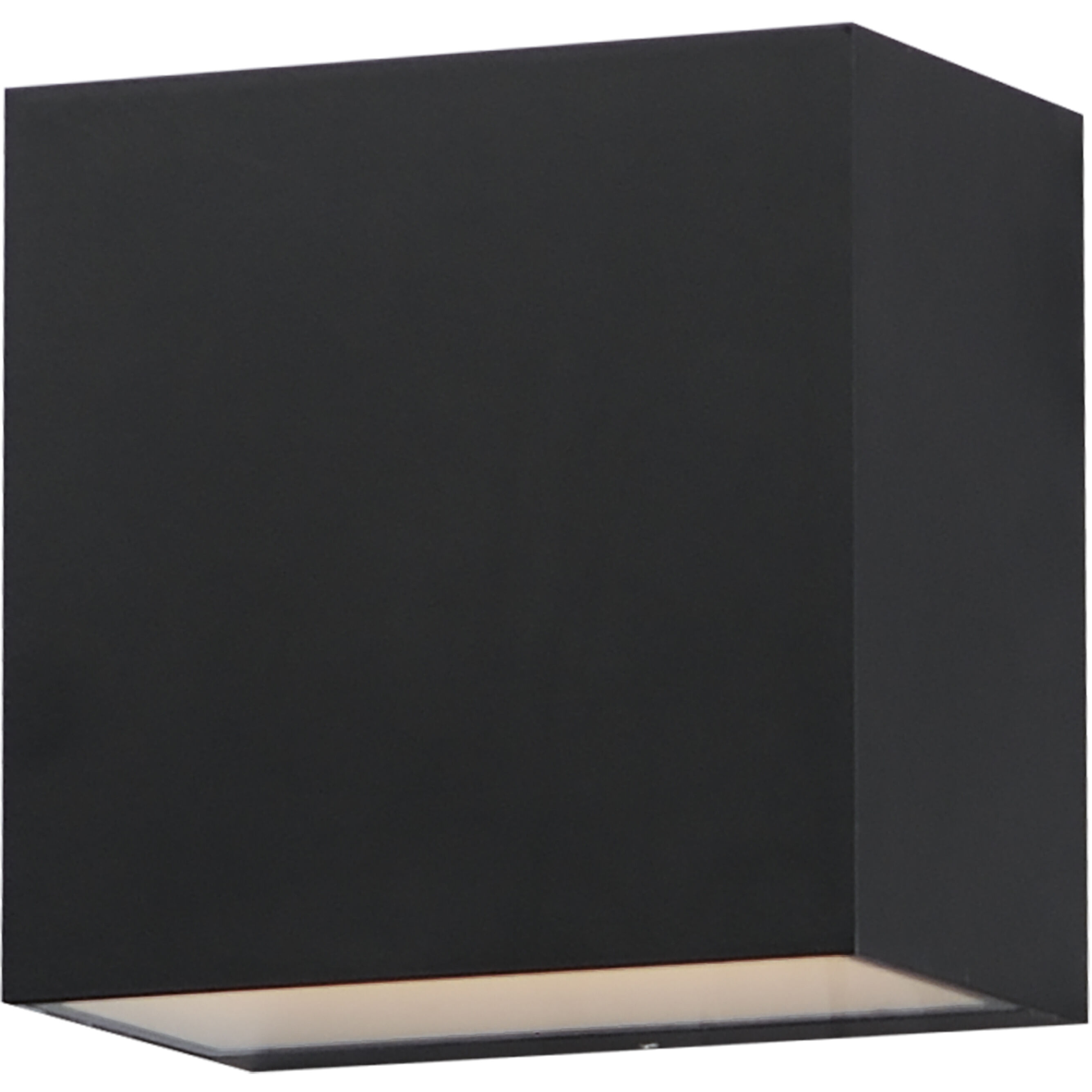 Blok LED 6.25 inch Black Outdoor Wall Sconce
