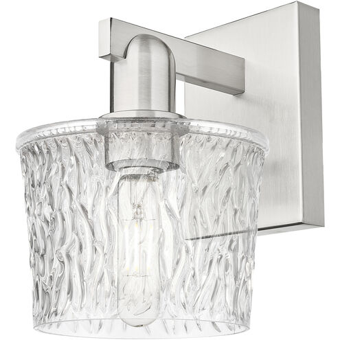 Arcadia Niagara Armed Sconce Wall Light in Brushed Satin Nickel