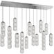 Signature Verve LED 9.5 inch Stainless Steel Multi-Light Pendant Ceiling Light