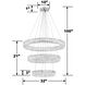 Dickinson 1 Light 32 inch Chrome Pendant Ceiling Light