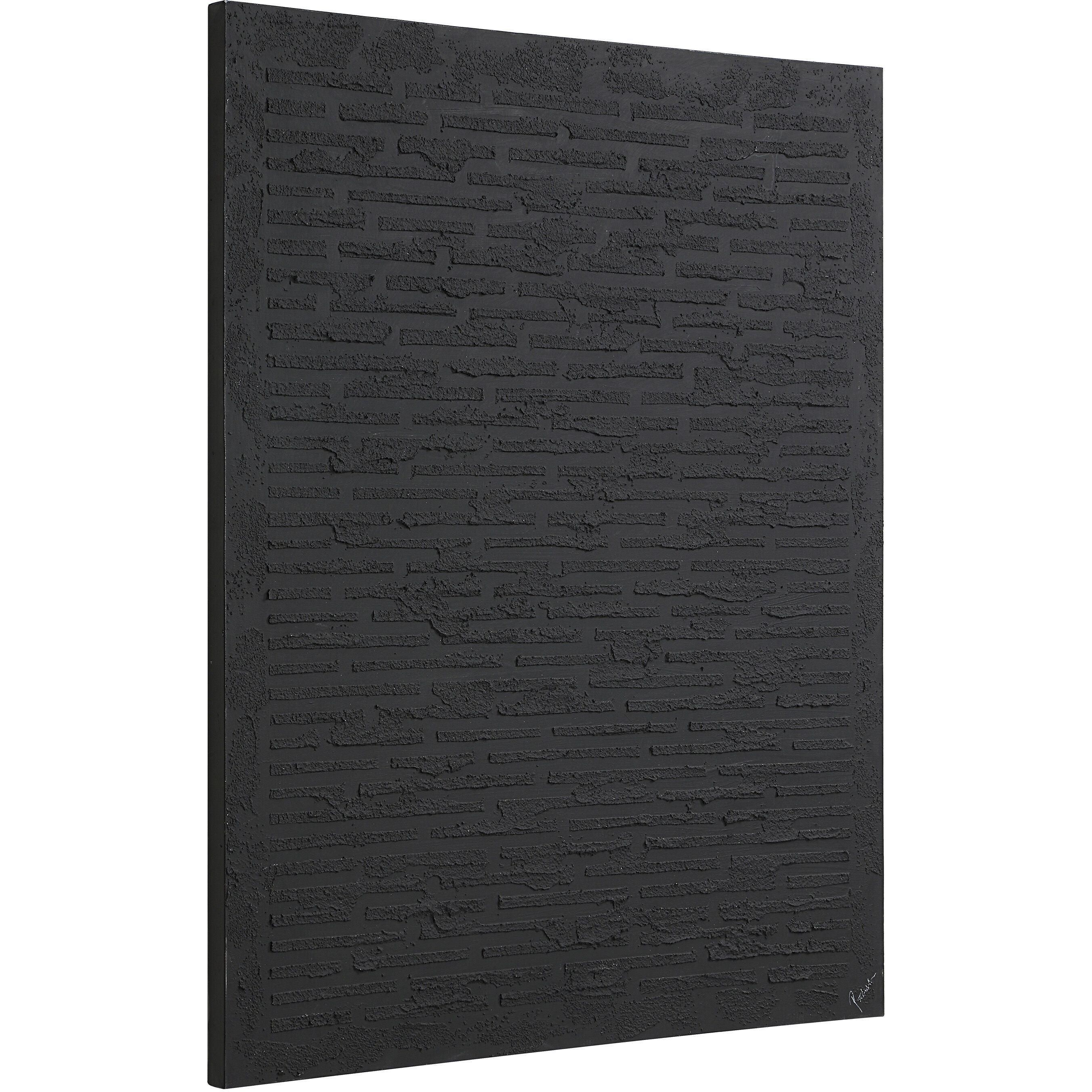 Kinetic Black Canvas Art