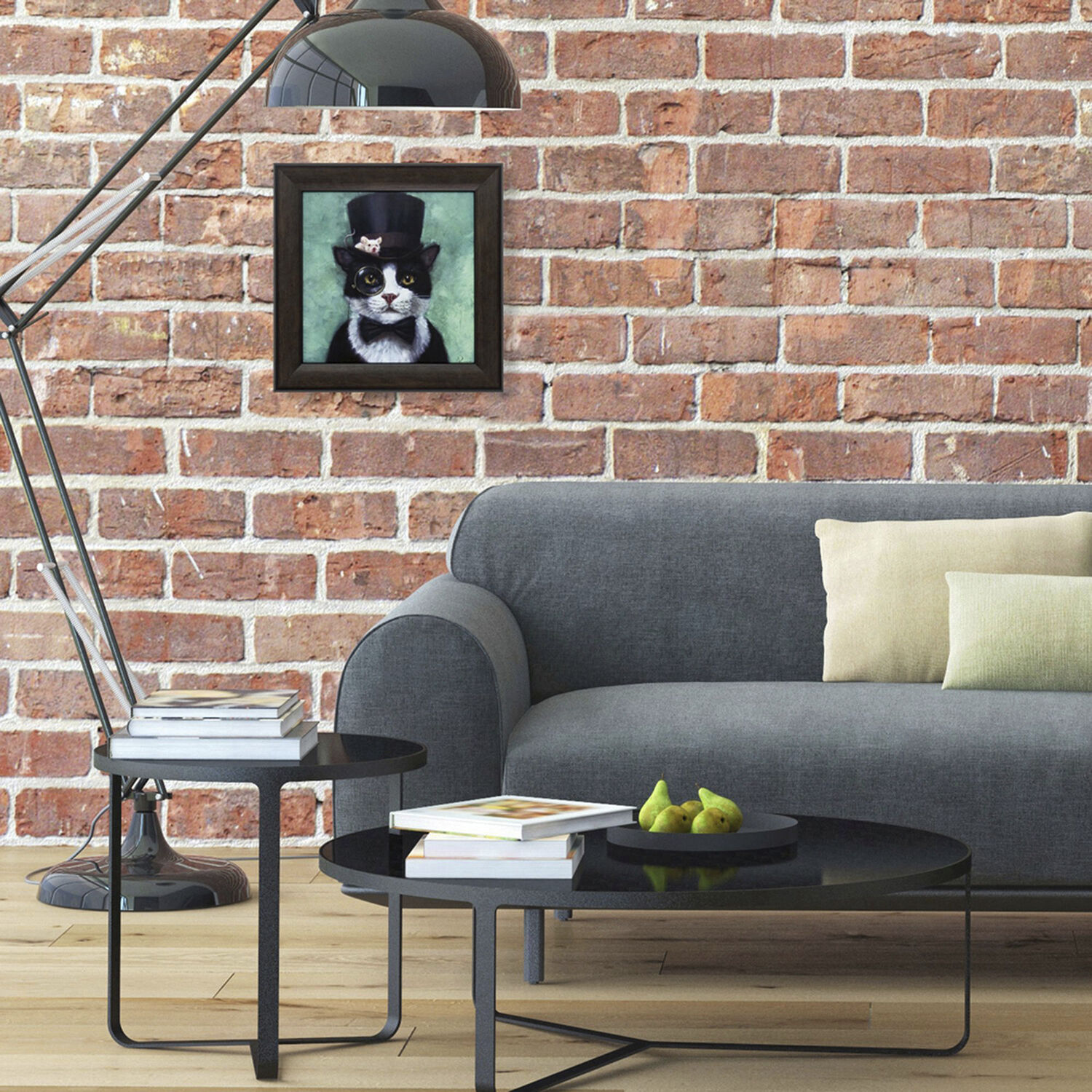 Animals 11 X 11 inch Non-Glass Framed Art, Propac