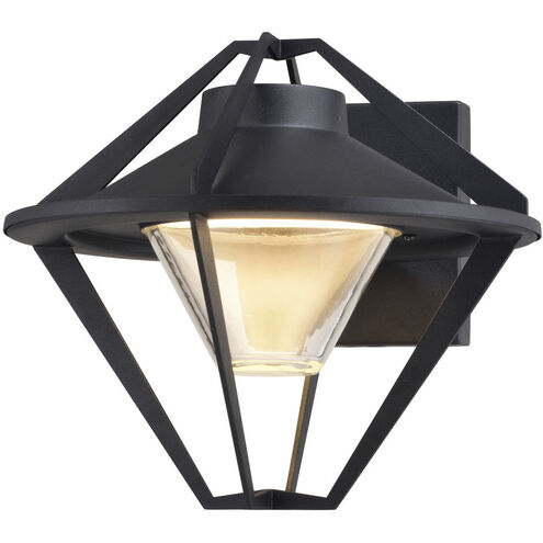 Jackson LED 8.25 inch Textured Black Outdoor Wall