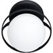 Parker 1 Light 7 inch Matte Black Vanity Light Wall Light
